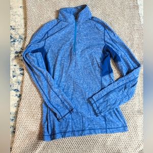 Blue Gently Used Men's Lululemon Slim Fit Half Zip
